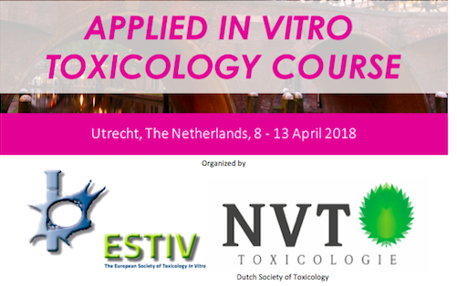Schrijf u in voor de cursus APPLIED IN VITRO TOXICOLOGY 2018!